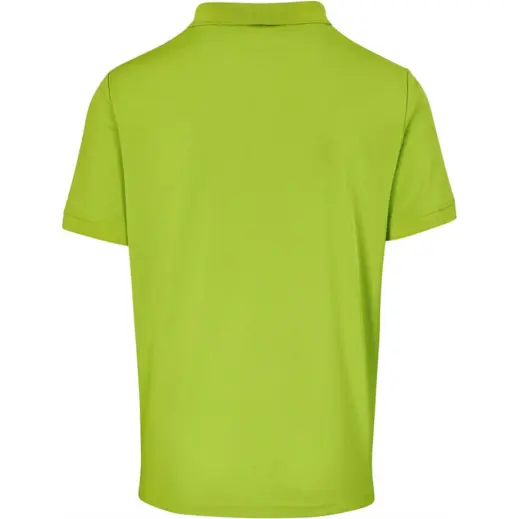 Mens Virtue Golf Shirt Lime Back